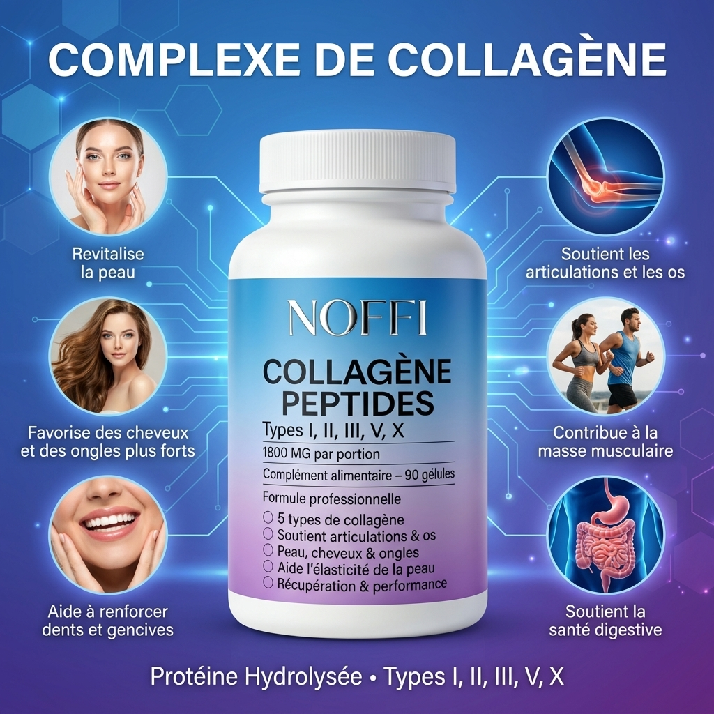 Noffi — Collagen Peptides (5 Types Complex 1800mg)